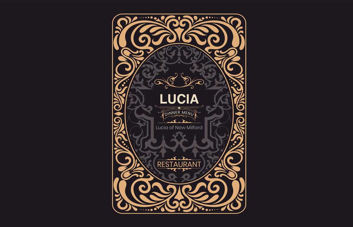 Lucia Menu Design