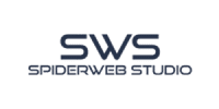 Logo of "SWS" with the text "EDGEWARE STUDIO" underneath, both in a dark blue font on a transparent background, giving an ok aesthetic that's sure to stand out.