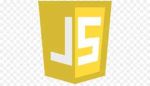 Yellow shield with white "JS" letters, representing the JavaScript logo.